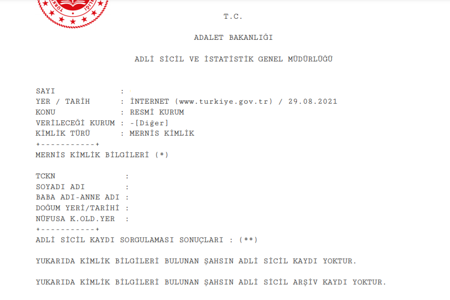 Adli sicil kaydımı nasıl sildirebilirim?
